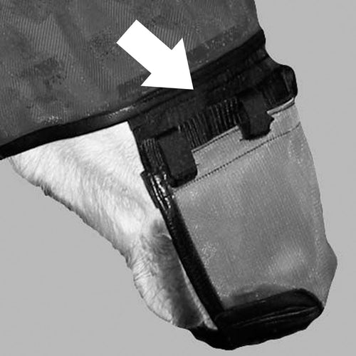 CONNECTOR connecting part for innohorse masks and nose nets
