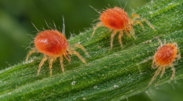 Herbstgrasmilben beim Pferd – Larven im Gras im Herbst