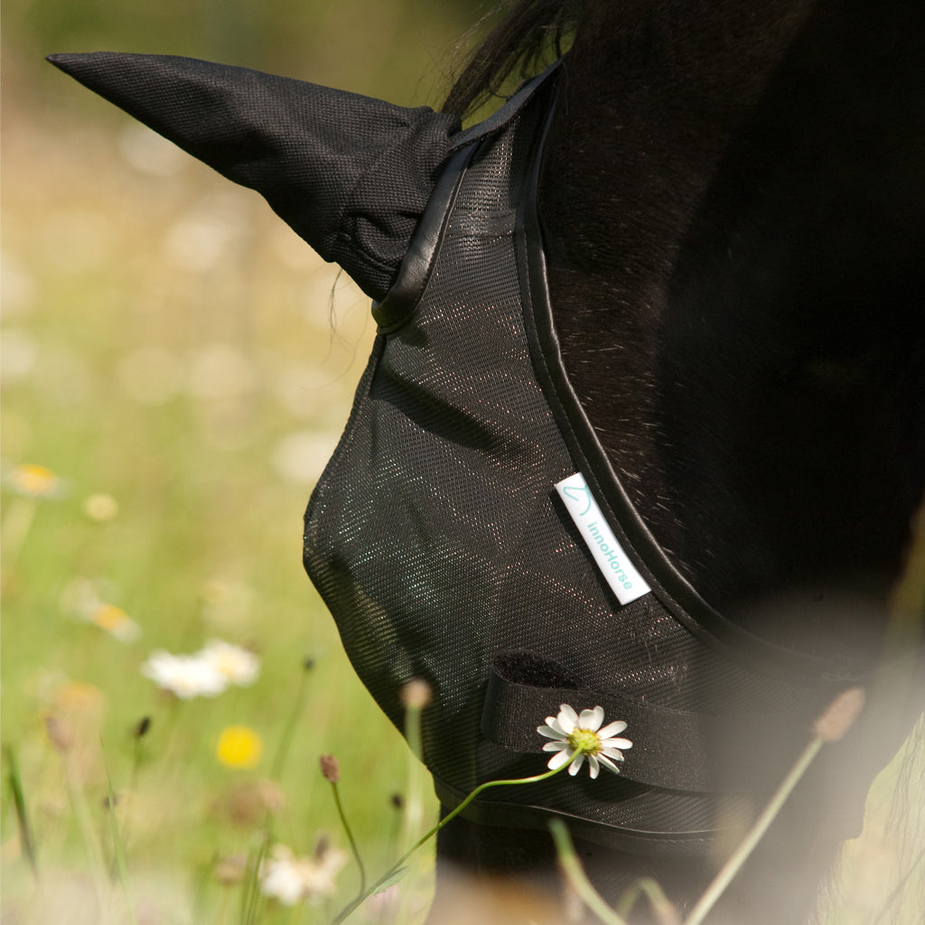 Im Test: innoHorse Lichtschutzmaske "easy shade 59 % mit Ohren
