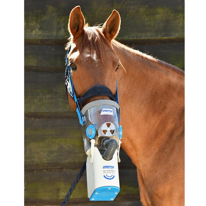 AIR ONE Flex Ultraschall-Inhalator für Pferde / Akkubetrieb (inklusive Maske Vollblut/Warmblut)