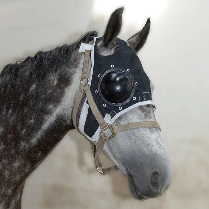 EQUIVET Eye Protector Set / eye protection for horses with a sturdy cap on one side