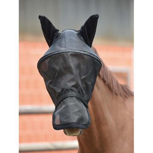 FLY PROFESSIONAL Mask Horse with Ear and Nose Protection