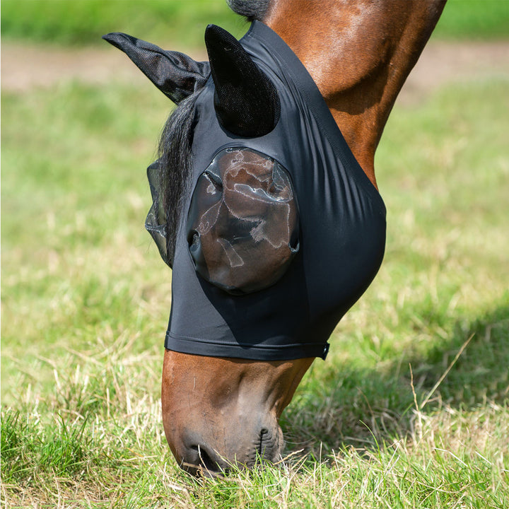 Fly Protection Mask TWIN FIT FLEXI for Horses